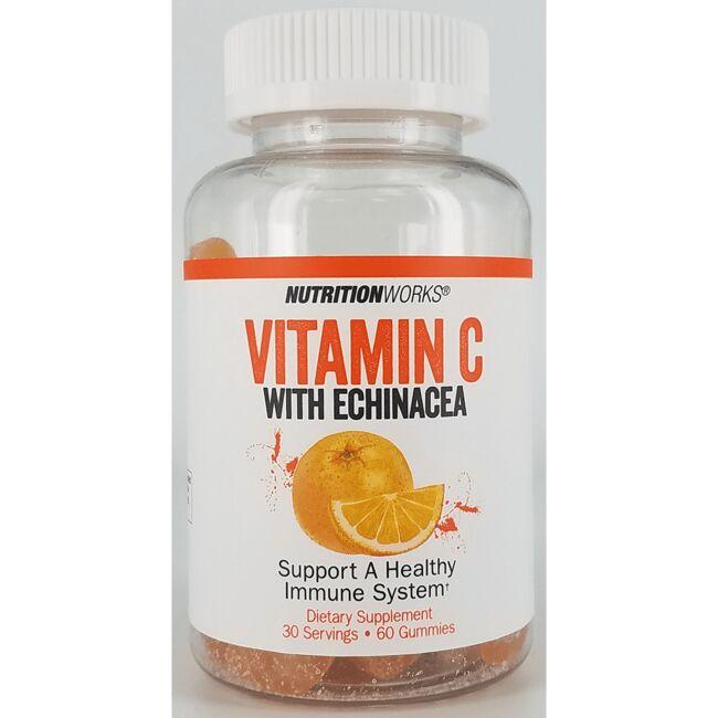 Nutrition Works Vitamin C with Echinacea | 60 Gummies