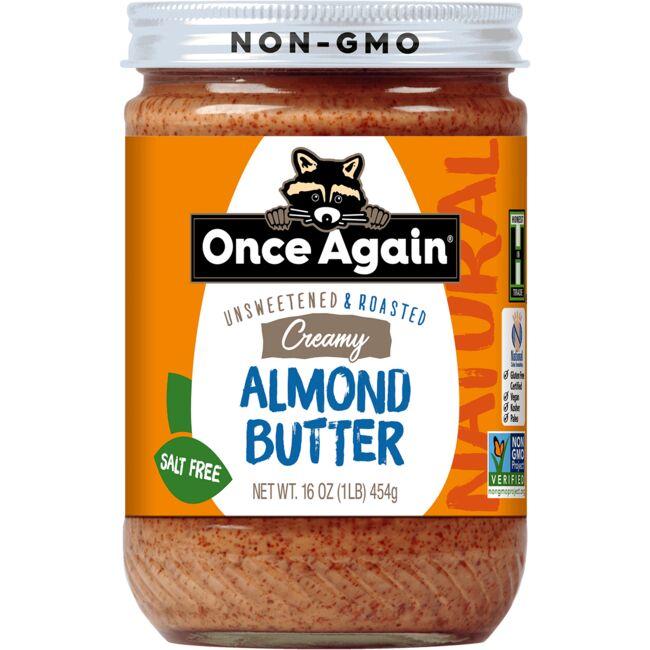 Creamy Almond Butter - Unsweetened and Roasted
