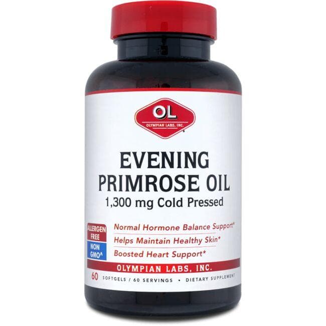 Olympian Labs Evening Primrose Oil Vitamin | 1300 mg | 60 Soft Gels