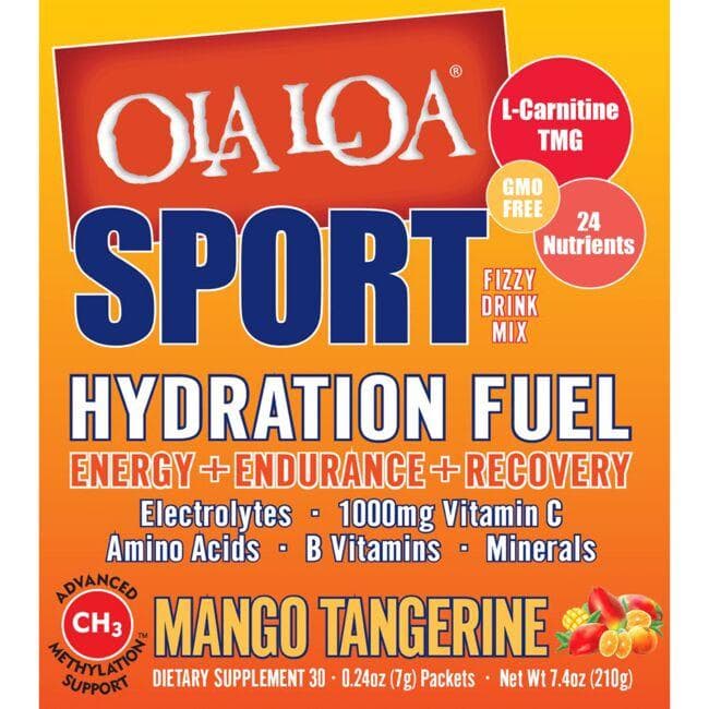 Ola Loa Sport Hydration Fuel - Mango Tangerine Vitamin | 30 Packets