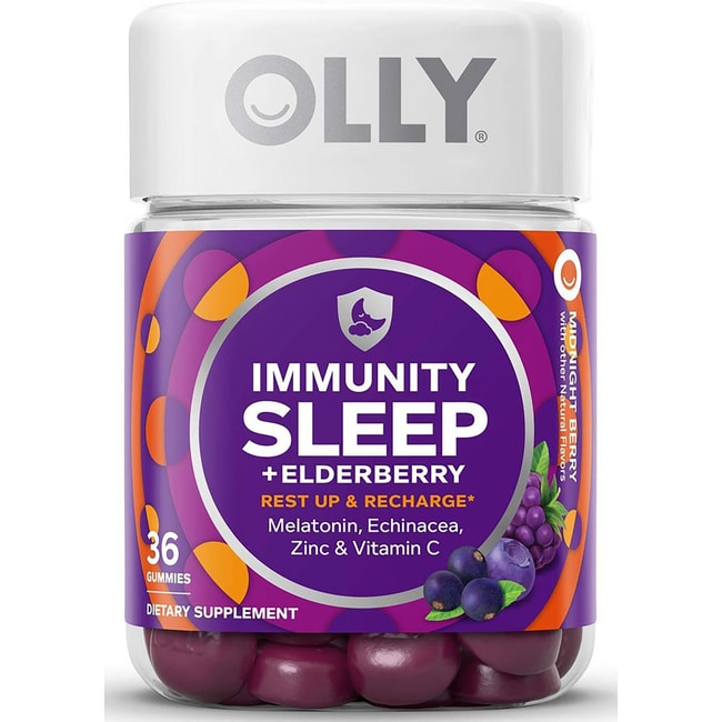 Olly Immunity Sleep + Elderberry - Midnight Berry 36 Gummies