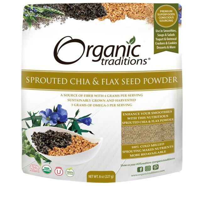 Organic Sprouted Chia & Flax Seed Powder