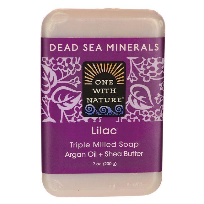 Dead Sea Minerals Triple Milled Bar Soap - Lilac