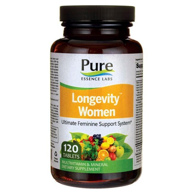 Pure Essence Longevity Women Vitamin | 120 Tabs
