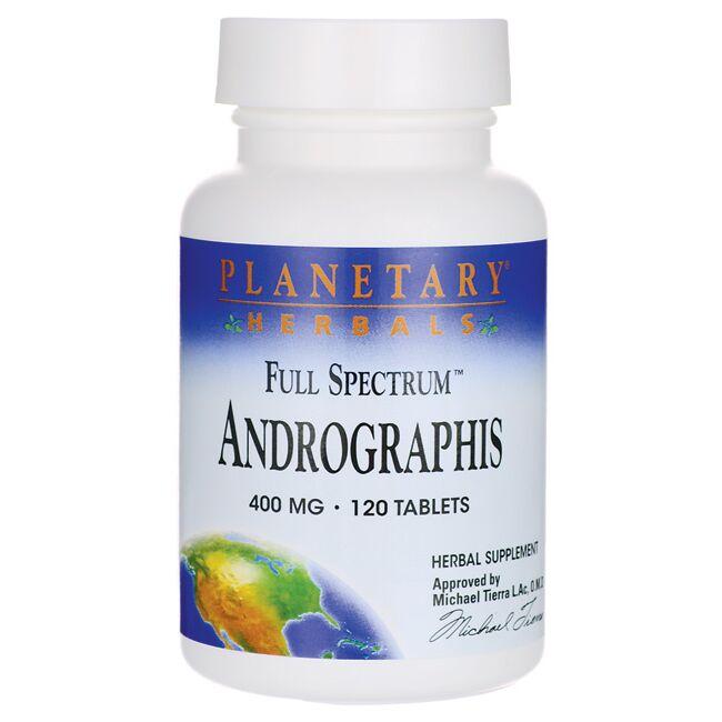 Planetary Ayurvedics Full Spectrum Andrographis Vitamin 400 mg 120 Tabs