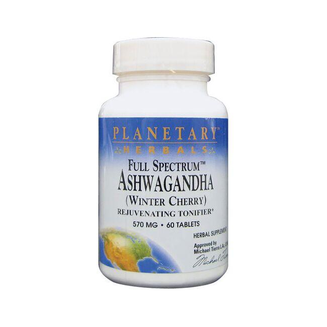 Planetary Herbals Full Spectrum Ashwagandha Vitamin | 570 mg | 60 Tabs