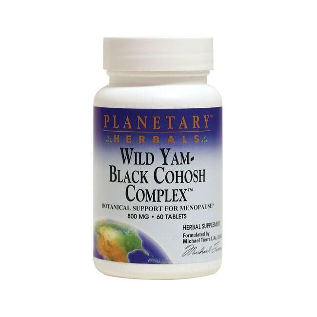 Planetary Herbals Wild Yam-Black Cohosh Complex Vitamin | 60 Tabs | Womens Health
