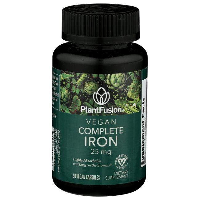 PlantFusion Vegan Complete Iron Vitamin 25 mg 90 Vegan Caps