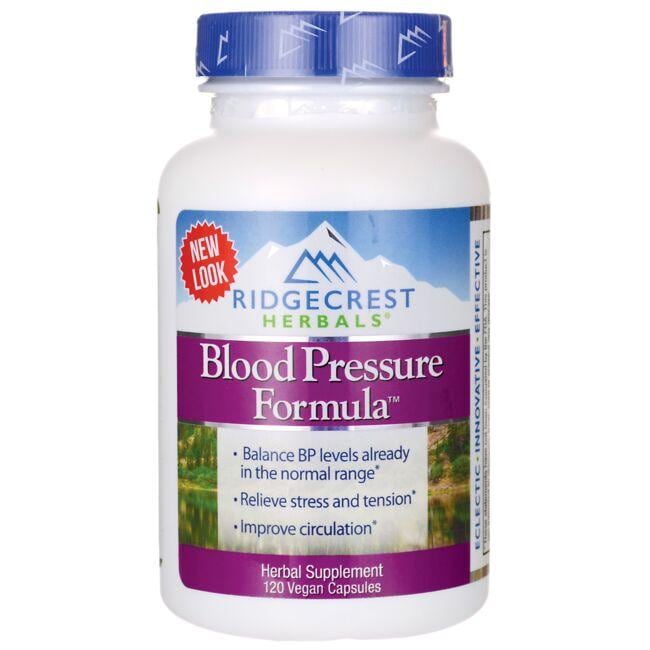 Ridgecrest Herbals Blood Pressure Formula Vitamin | 120 Veg Caps