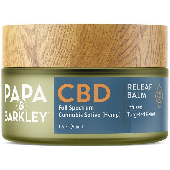 Papa & Barkley Essentials Cbd Releaf Balm Supplement Vitamin 600 mg 1.7 oz Balm