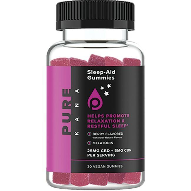 Purekana Cbd Sleep-Aid Gummies - Berry Supplement Vitamin | 25 mg | 30 Gummies