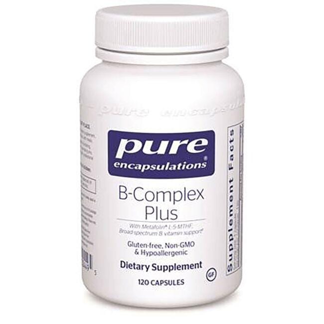 Pure Encapsulations B-Complex Plus Vitamin | 120 Caps | Vitamin C
