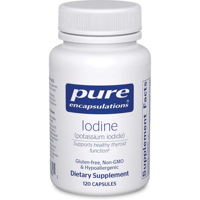 Pure Encapsulations Iodine (potassium iodide) 225 mcg 120 Caps