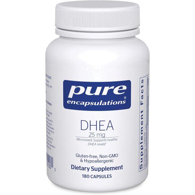 Pure Encapsulations Dhea Supplement Vitamin 25 mg 180 Caps