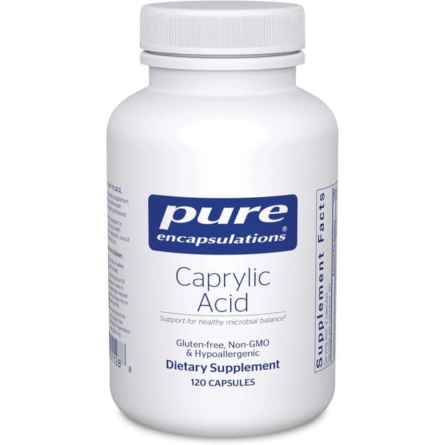 Pure Encapsulations Caprylic Acid 400 mg 120 Caps - Swanson®