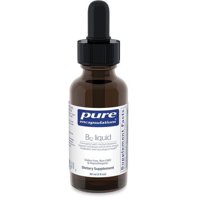 Pure Encapsulations B12 Liquid Vitamin | 1000 mcg | 1 oz Liquid
