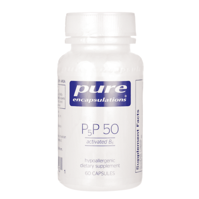 Pure Encapsulations P5P 50 Activated B6 60 Veg Caps Swanson Health