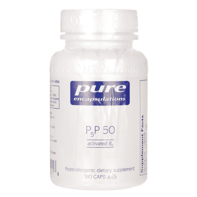 Pure Encapsulations P5P 50 Activated B6 180 Veg Caps Swanson Health