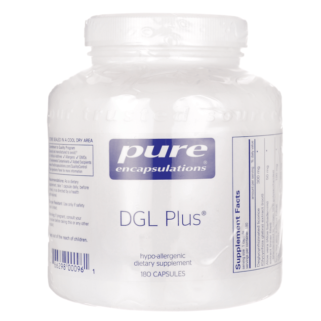 Pure Encapsulations DGL Plus 180 Veg Caps Swanson®
