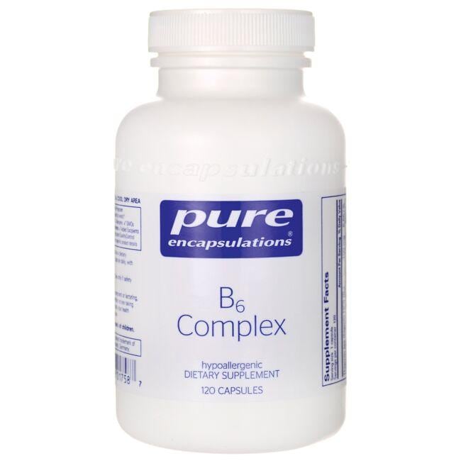 Pure Encapsulations B6 Complex Vitamin | 120 Caps | Vitamin C
