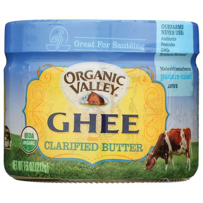 Organic Valley Ghee Clarified Butter | 7.5 oz Solid Oil