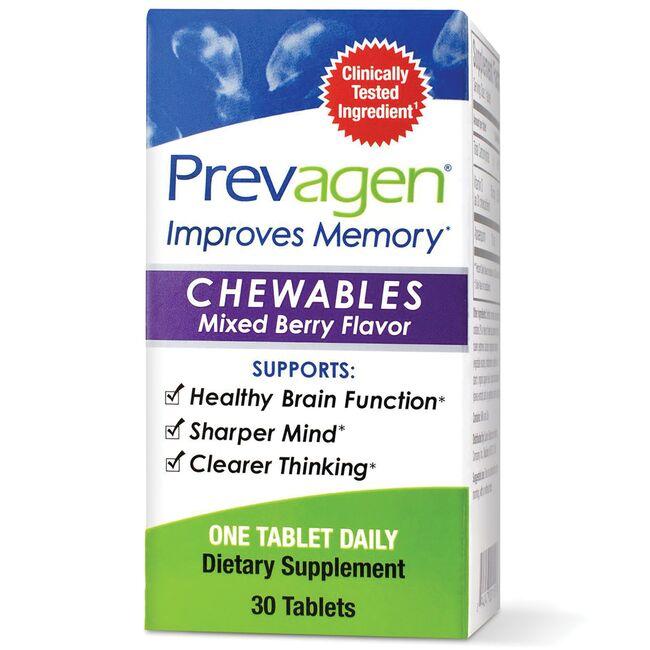 Prevagen Chewables - Mixed Berry Supplement Vitamin 10 mg 30 Chewables