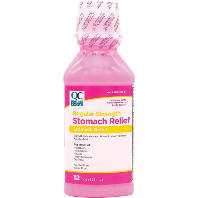 Quality Choice Pink Bismuth Regular Strength 12 fl oz Liquid Swanson Health Products