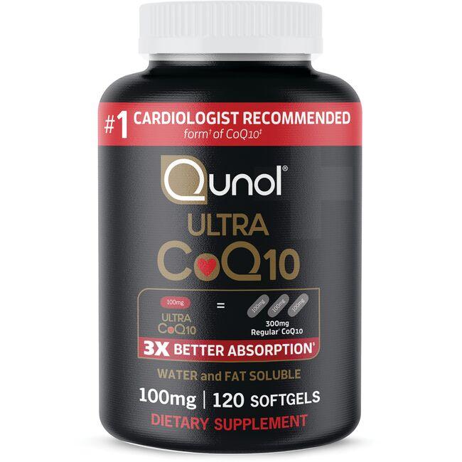 Qunol Ultra Coq10 Supplement Vitamin 100 mg 120 Soft Gels