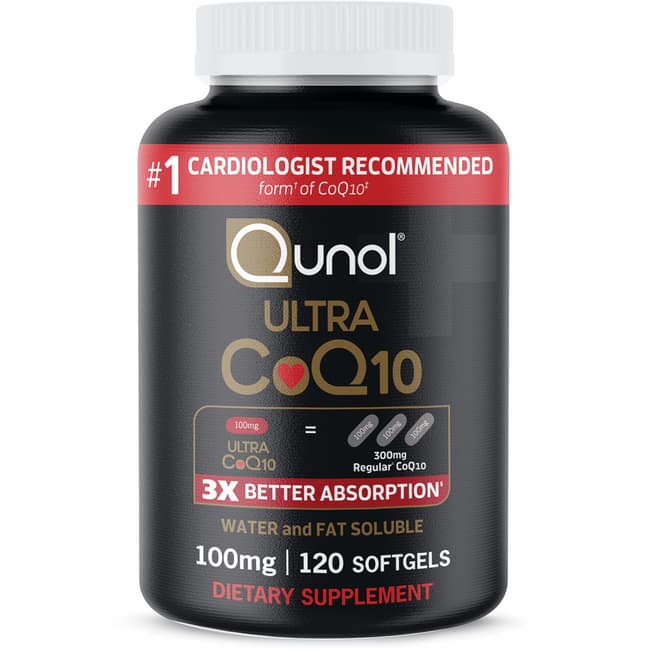 Qunol Ultra CoQ10 100 mg 120 Sgels Swanson Health Products