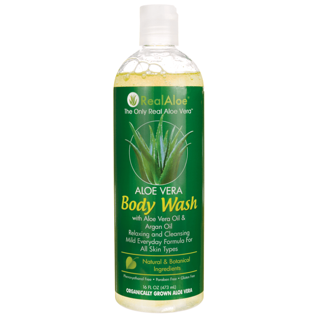 Real Aloe Aloe Vera Body Wash 16 fl oz (473 mL) Liquid Swanson Health
