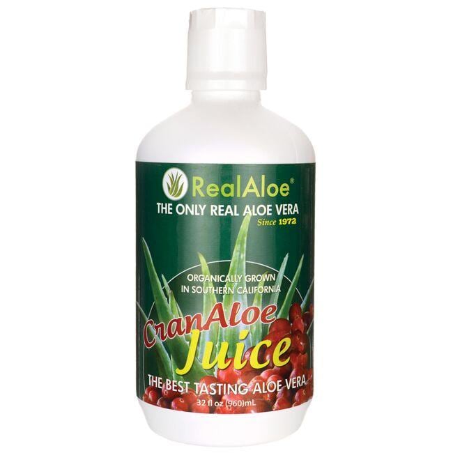 Real Aloe Cranaloe Juice Vitamin 32 fl oz Liquid