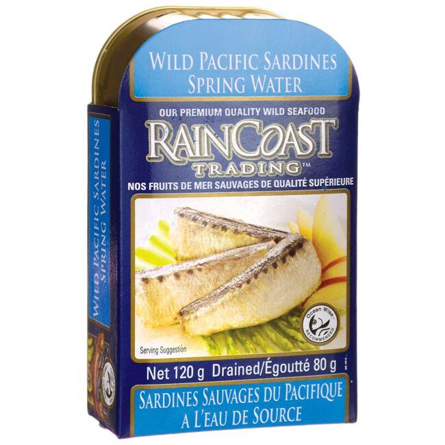 Wild Pacific Sardines in Spring Water