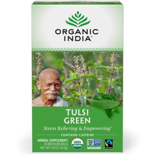 Organic India Tulsi Green Tea | 18 Bags