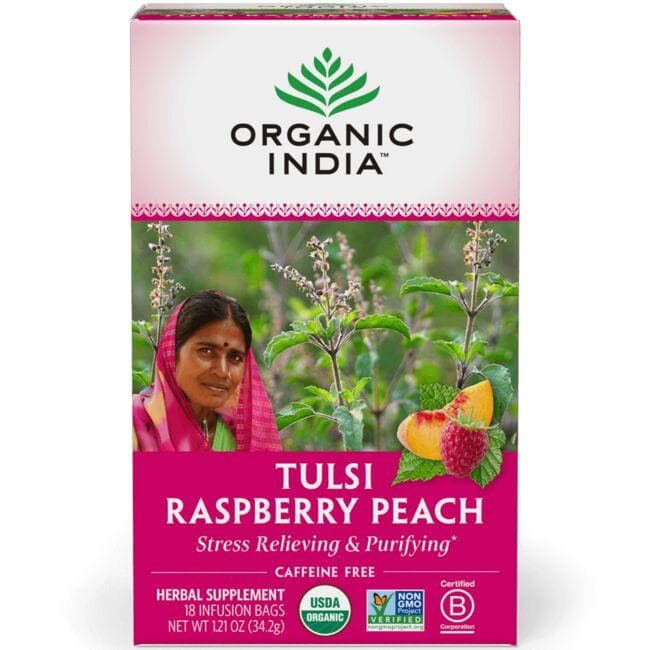 Tulsi Raspberry Peach Tea