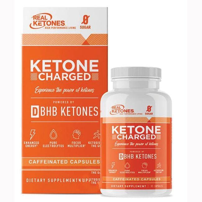 Real Ketones Keto Weightloss + Burn Vitamin 60 Caps Weight Control Weight Management
