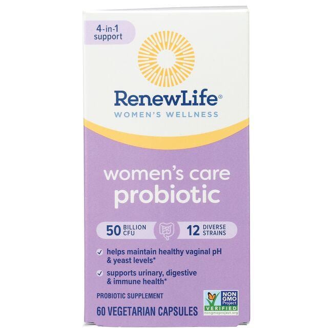 Renew Life Ultimate Flora Womens Vaginal Probiotic Vitamin 50 Billion CFU 60 Veg Caps