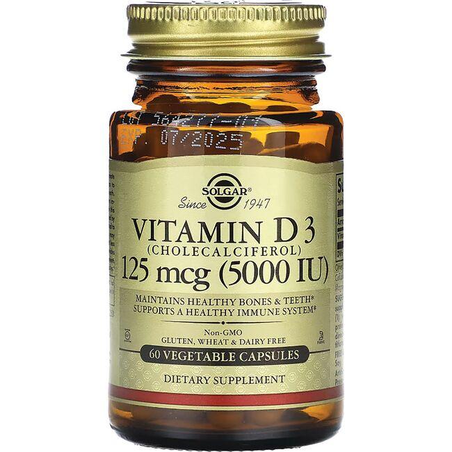 Vitamin D3 (Cholecalciferol) 5000 IU