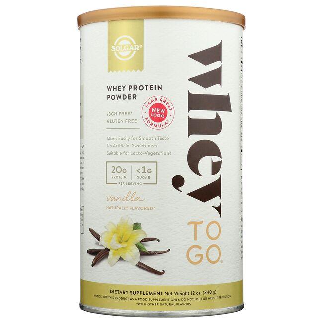 Whey To Go Whey Protein Powder - Vanilla Naturally Flavored