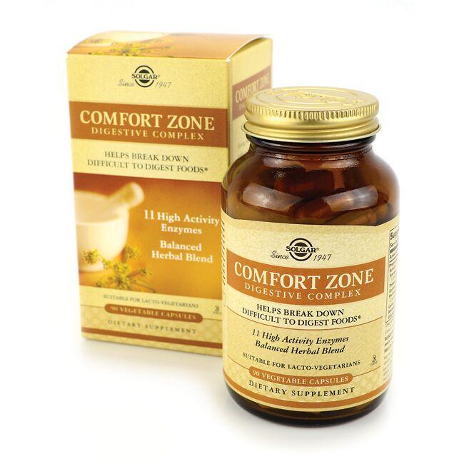 Solgar Comfort Zone Digestive Complex Supplement Vitamin | 90 Veg Caps