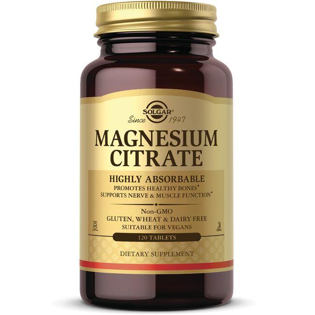 Solgar Magnesium Citrate Vitamin 420 mg 120 Tabs