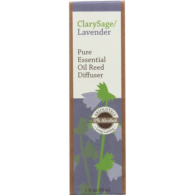 Sunleaf Naturals Pure Essential Reed Diffuser ClarySage/Lavender .9