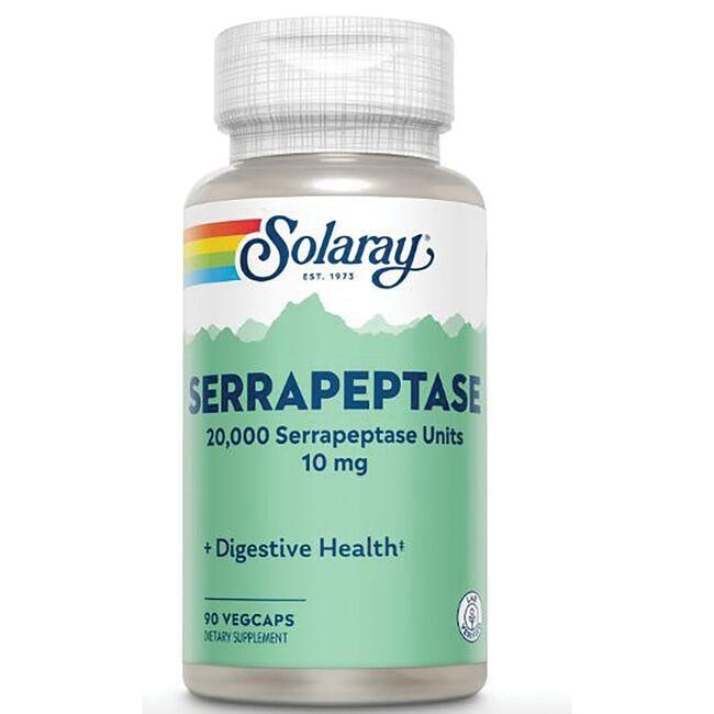 Solaray Serrapeptase Supplement Vitamin | 10 mg | 90 Veg Caps
