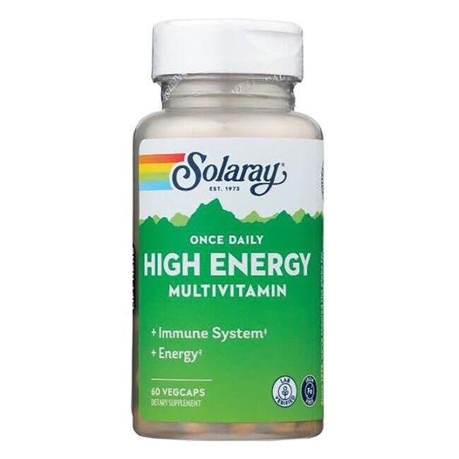 Solaray Once Daily High Energy Multivitamin | 60 Veg Caps