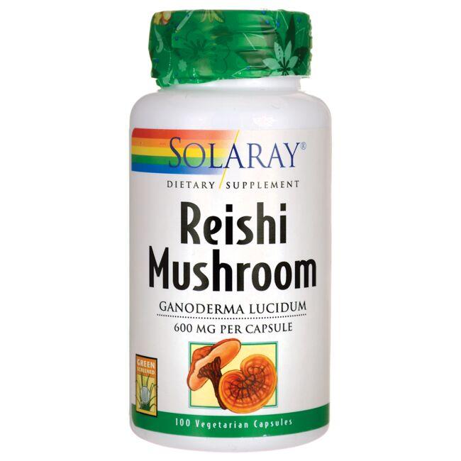 Solaray Reishi Mushroom Vitamin 600 mg 100 Veg Caps