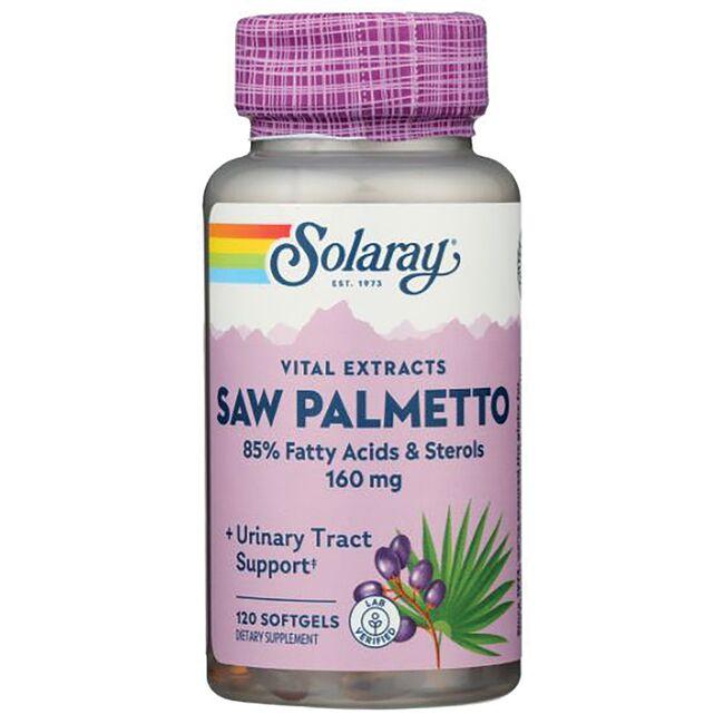 Solaray Vital Extracts Saw Palmetto Vitamin | 160 mg | 120 Soft Gels | Prostate Health