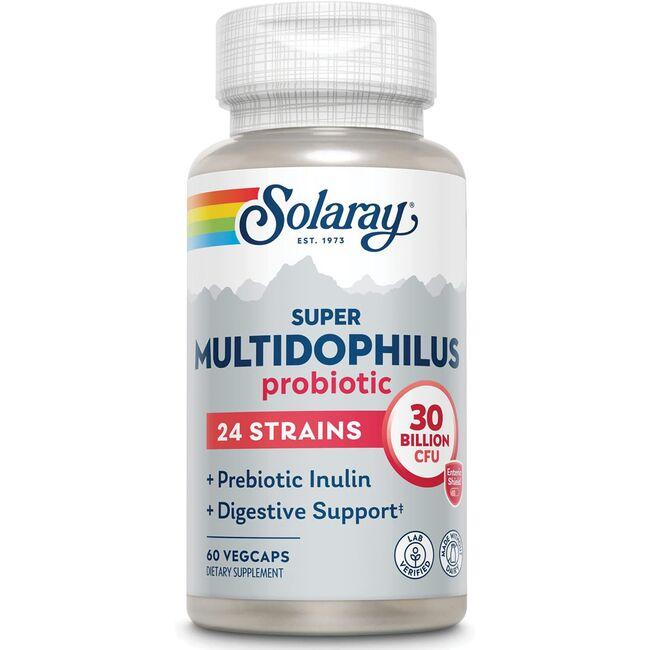Solaray Super Multidophilus Probiotic Supplement Vitamin | 30 Billion CFU | 60 Veg Caps
