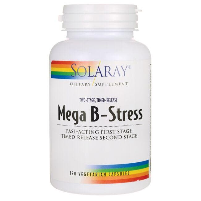 Solaray Two Stage, Timed-Release Mega B-Stress Vitamin | 120 Veg Caps