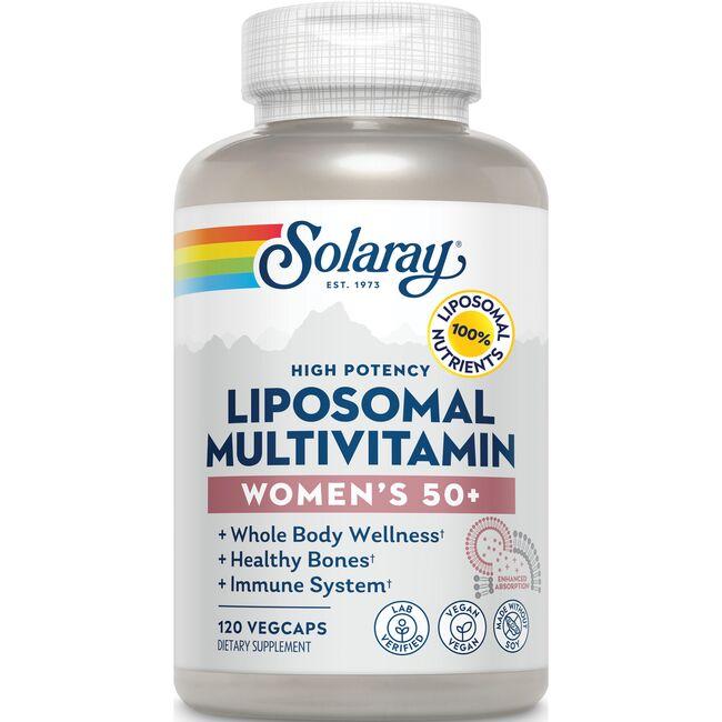 Solaray High Potency Liposomal Multivitamin - Womens 50+ | 120 Veg Caps