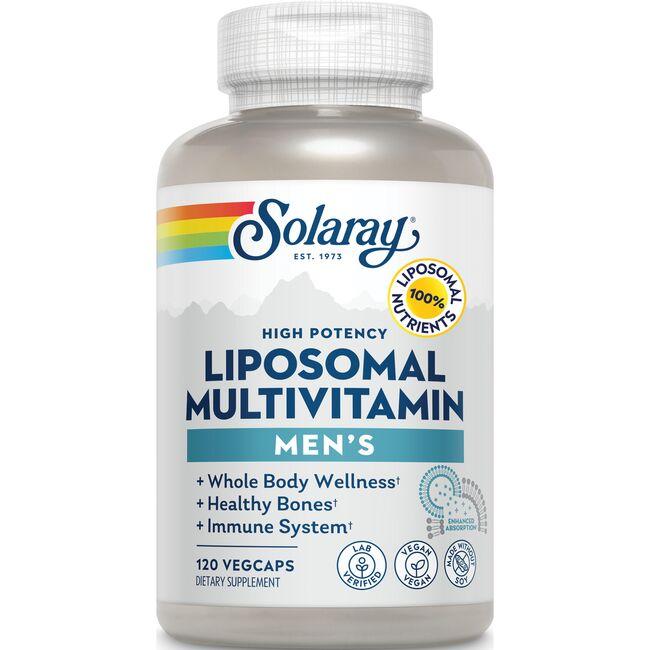 Solaray High Potency Liposomal Multivitamin - Mens | 120 Veg Caps