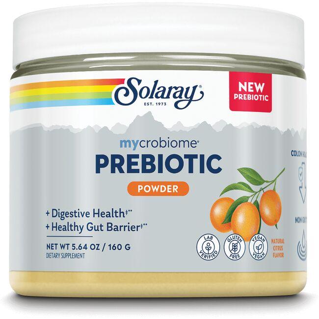 Solaray Mycrobiome Prebiotic Powder - Citrus | 5.64 oz Powder | Probiotics